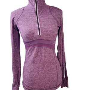 lululemon athletica Purple Long Sleeve Top